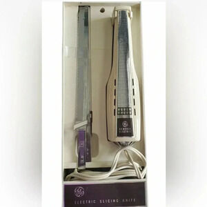 Vintage GE electric slicing knife with holder